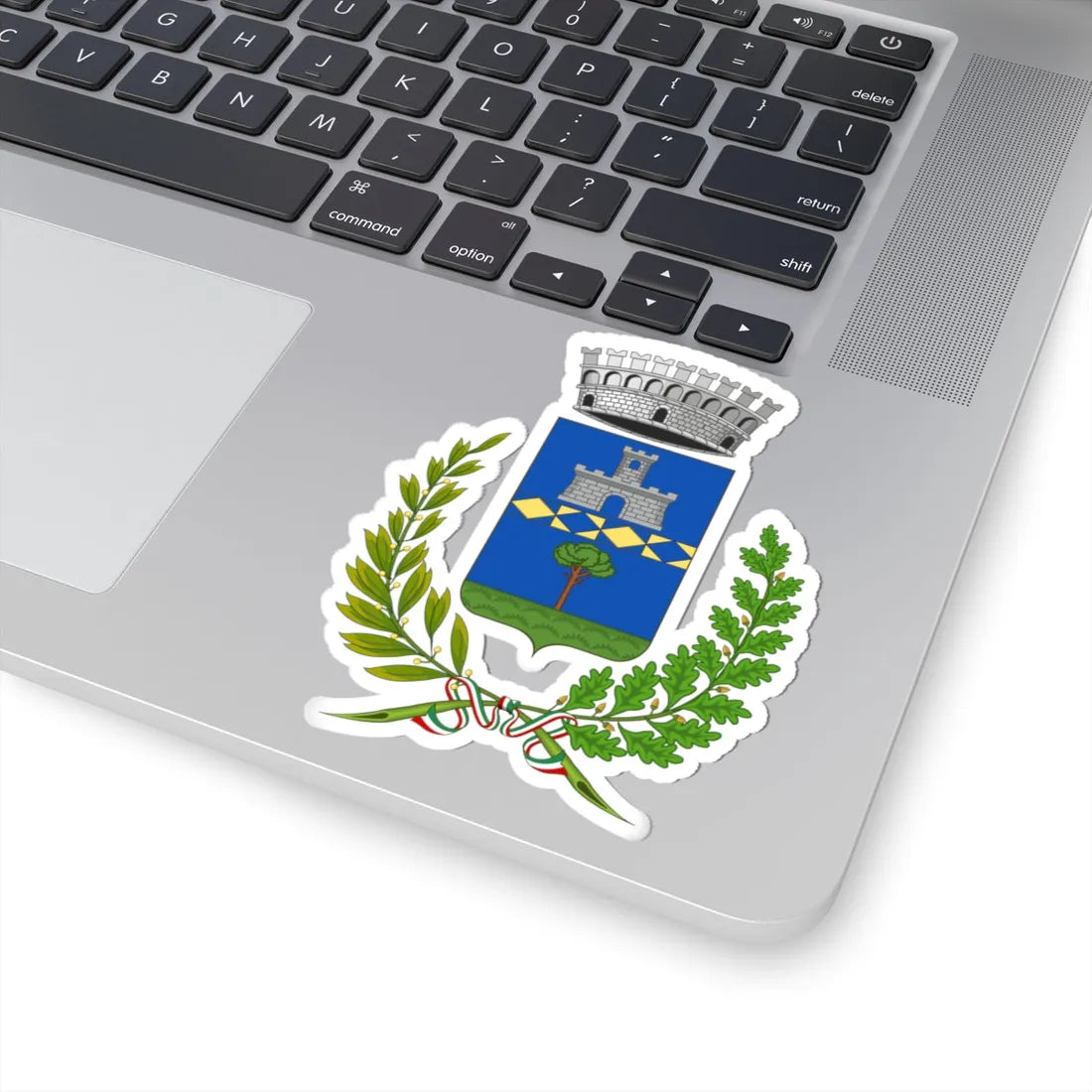 Lamporecchio-Stemma (Italy) (Coat of Arms) STICKER Vinyl Kiss-Cut Decal - The Sticker Space