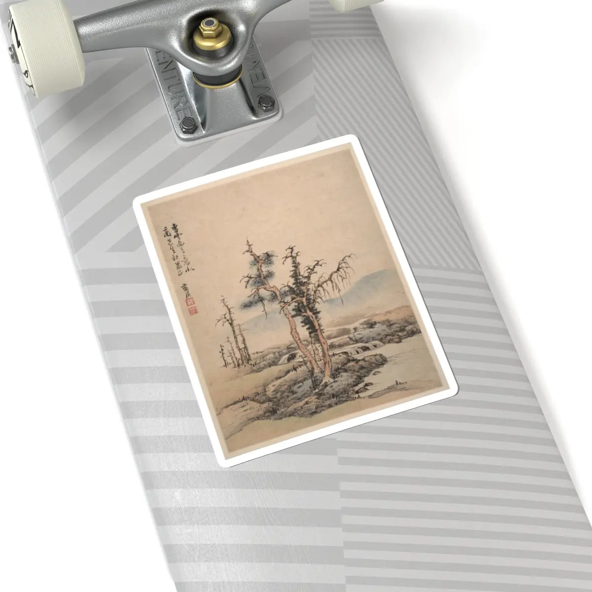 Lan Ying - Landscapes after Song and Yuan masters - 1642 v6 - STICKER Vinyl Kiss-Cut Decal