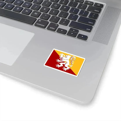 Lanaken vlag (Belgium) STICKER Vinyl Kiss-Cut Decal - The Sticker Space