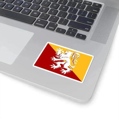Lanaken vlag (Belgium) STICKER Vinyl Kiss-Cut Decal - The Sticker Space