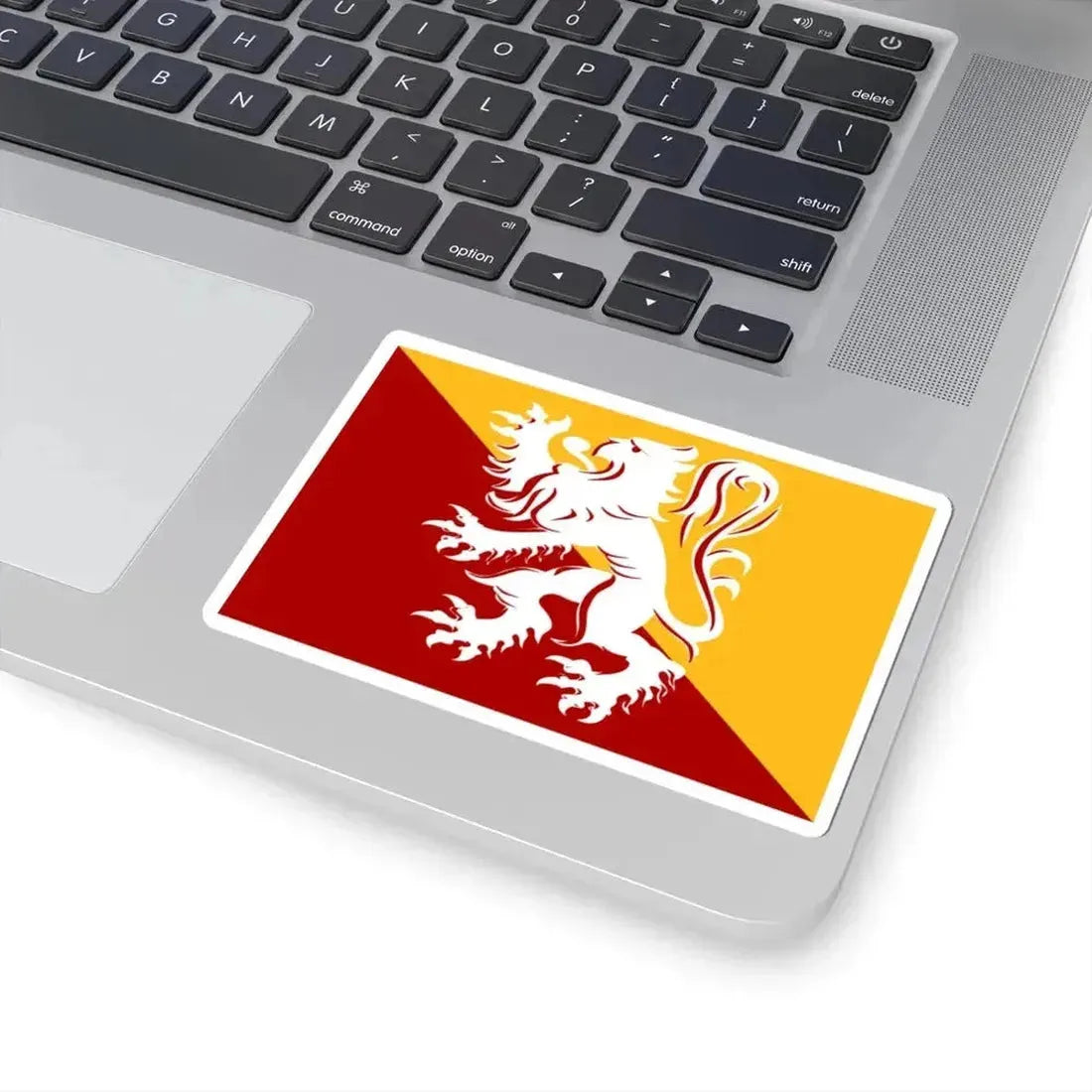 Lanaken vlag (Belgium) STICKER Vinyl Kiss-Cut Decal - The Sticker Space