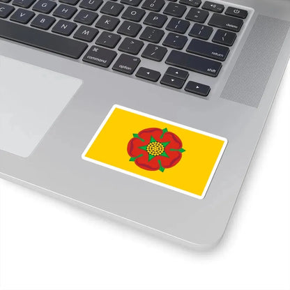 Lancashire County Flag (England) STICKER Vinyl Kiss-Cut Decal - The Sticker Space