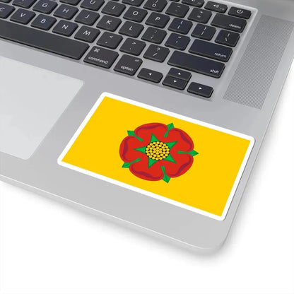 Lancashire County Flag (England) STICKER Vinyl Kiss-Cut Decal - The Sticker Space