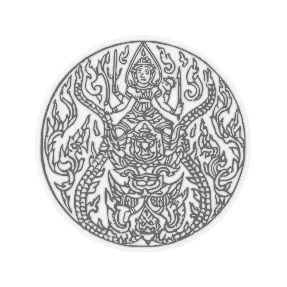 Lanchakon 1950 p. 54b (Thailand) STICKER Vinyl Kiss-Cut Decal 6 Inch Transparent - The Sticker Space