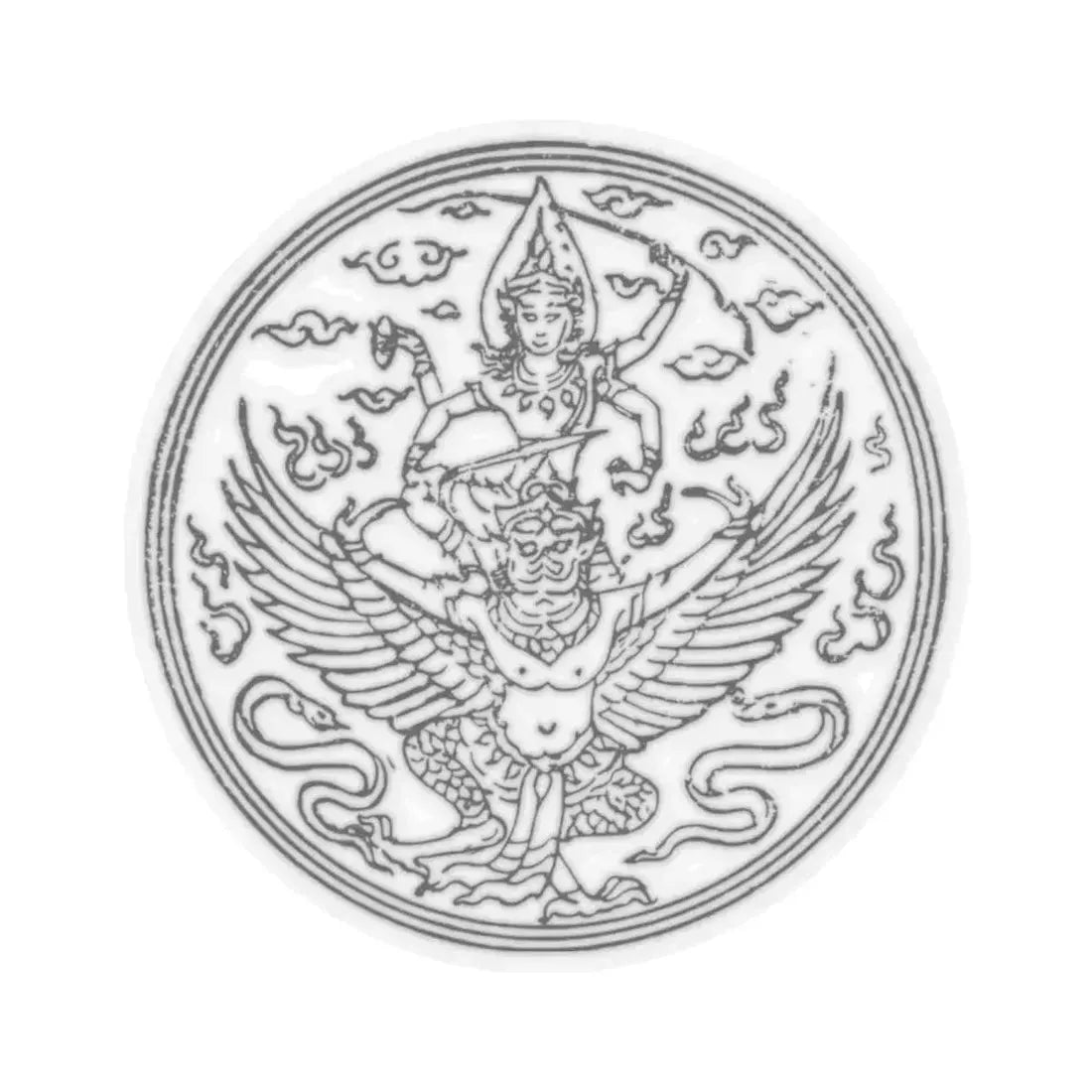 Lanchakon 1950 p. 55a (Thailand) STICKER Vinyl Kiss-Cut Decal 2 Inch Transparent - The Sticker Space