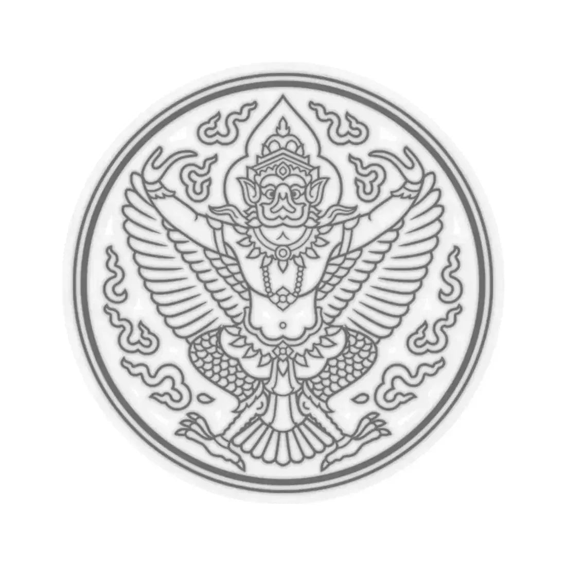 Lanchakon 1950 p. 55b (Thailand) STICKER Vinyl Kiss-Cut Decal 2 Inch Transparent - The Sticker Space