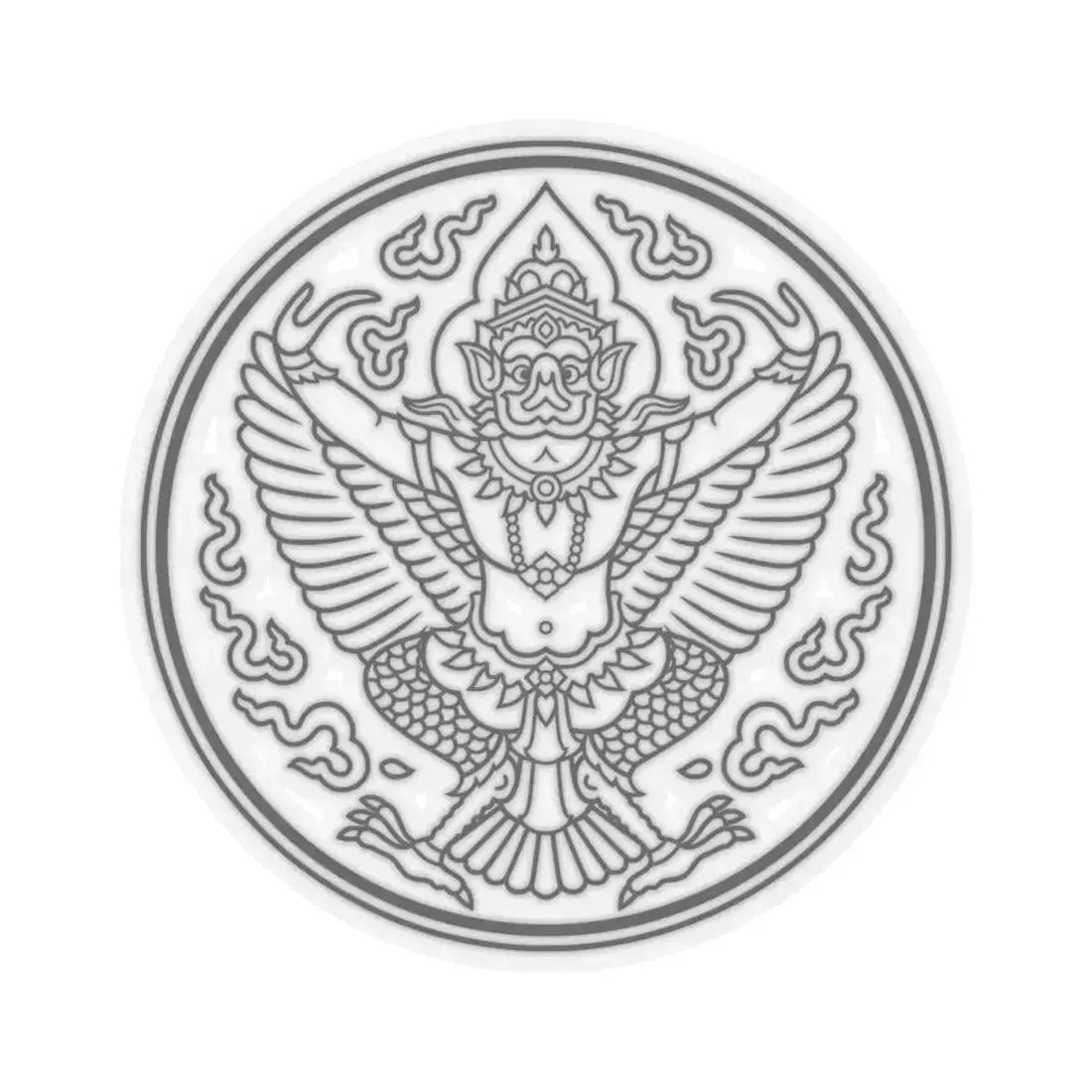 Lanchakon 1950 p. 55b (Thailand) STICKER Vinyl Kiss-Cut Decal 4 Inch Transparent - The Sticker Space