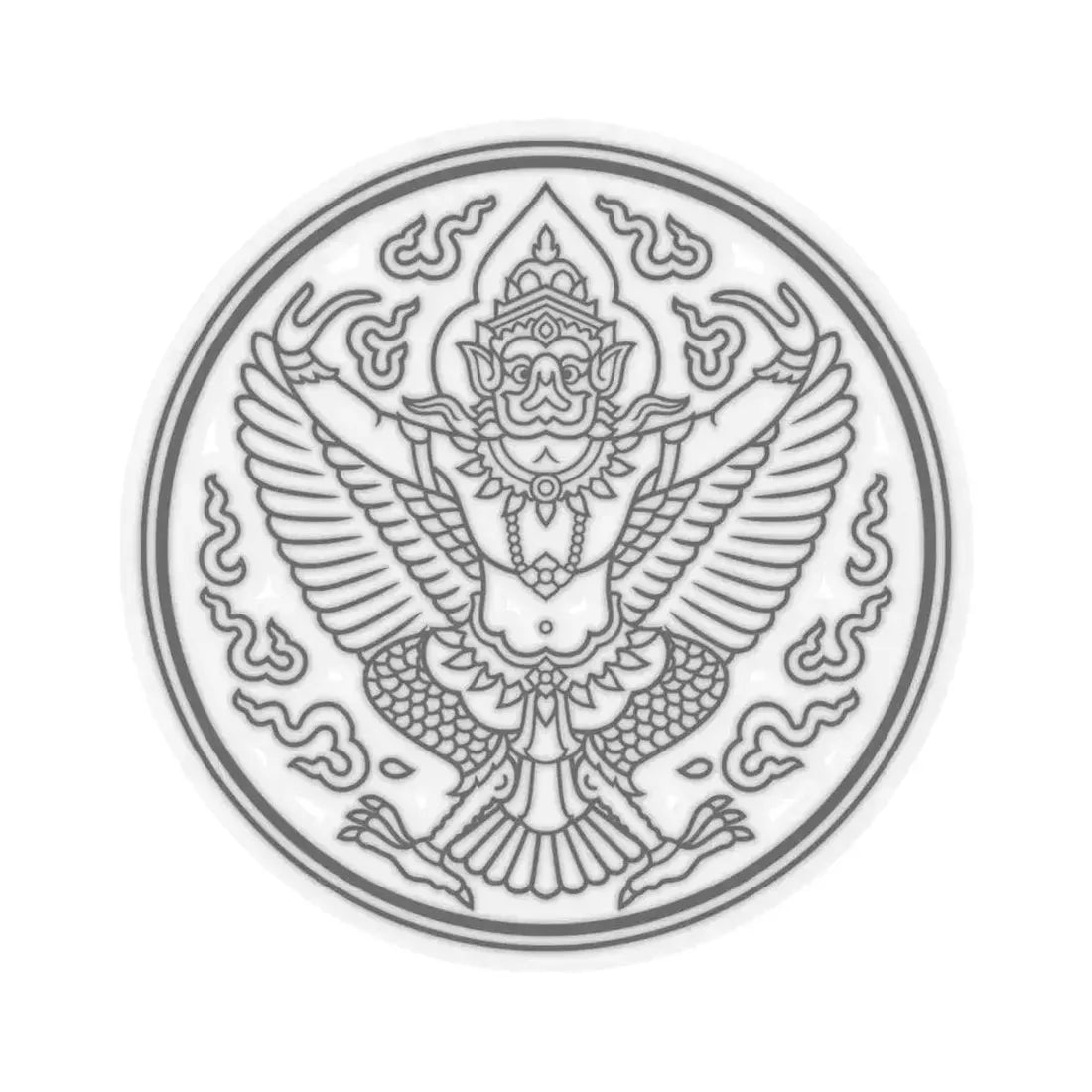 Lanchakon 1950 p. 55b (Thailand) STICKER Vinyl Kiss-Cut Decal 6 Inch Transparent - The Sticker Space