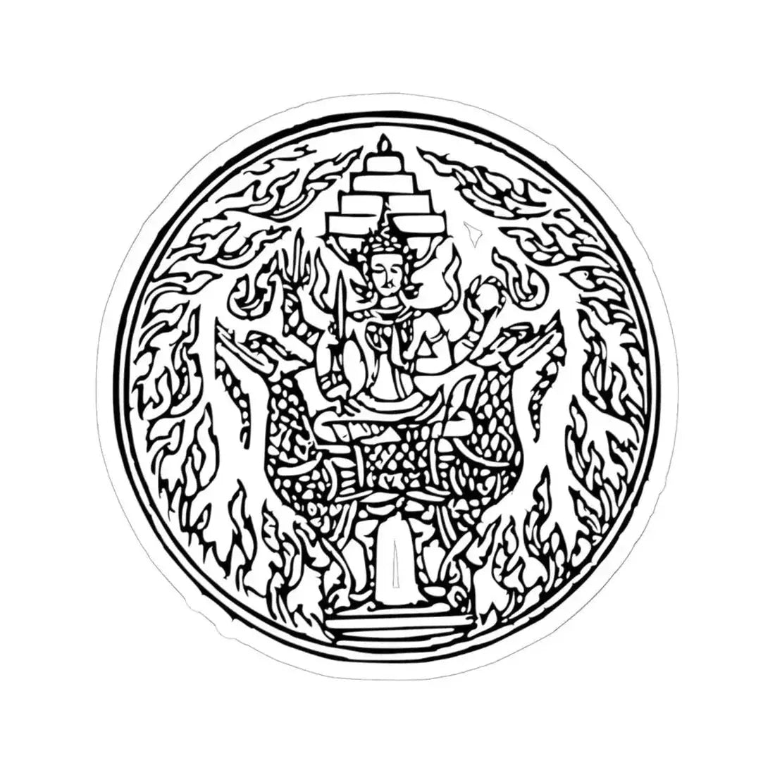 Lanchakon 1950 p. 57a (Thailand) STICKER Vinyl Kiss-Cut Decal 6 Inch White - The Sticker Space