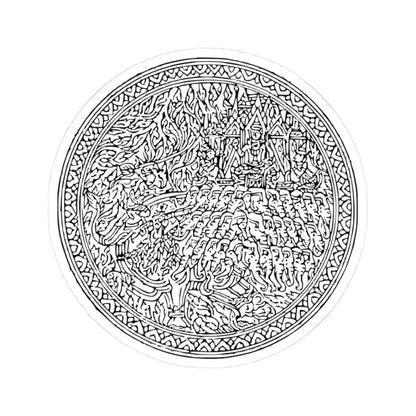 Lanchakon 1950 p. 61 (Thailand) STICKER Vinyl Kiss-Cut Decal 3 Inch White - The Sticker Space