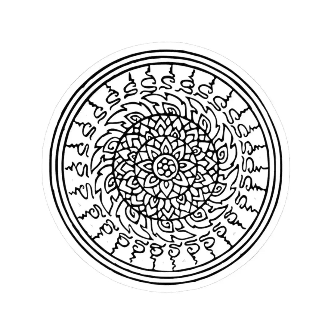 Lanchakon 1950 p. 66a (Thailand) STICKER Vinyl Kiss-Cut Decal 3 Inch White - The Sticker Space