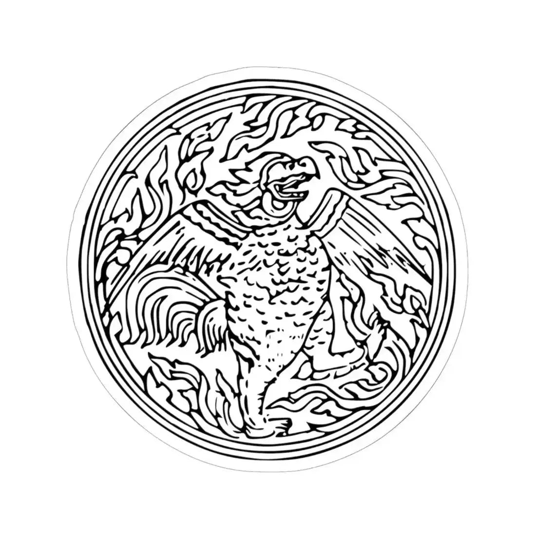 Lanchakon 1950 p. 68b (Thailand) STICKER Vinyl Kiss-Cut Decal 6 Inch White - The Sticker Space