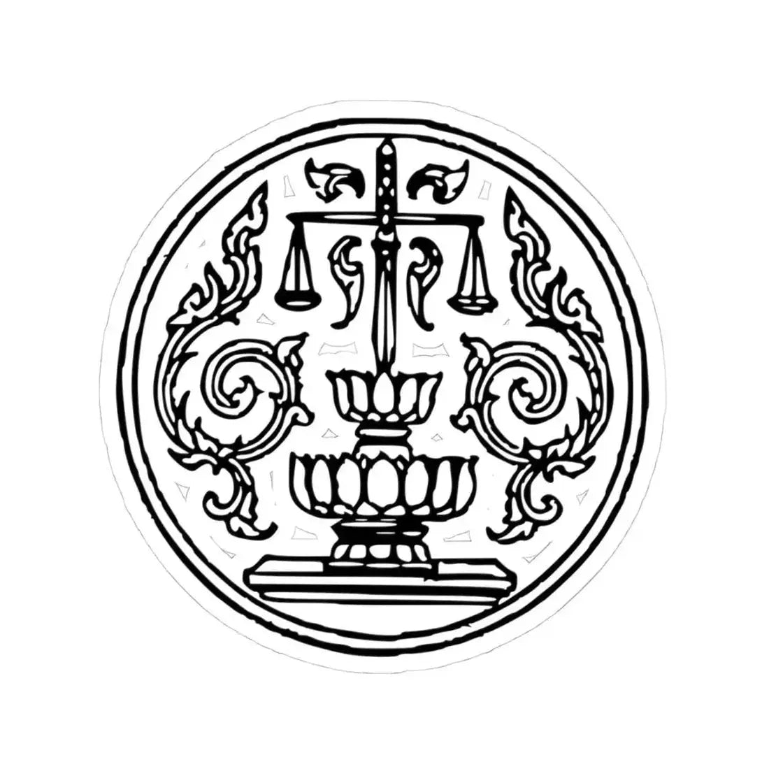 Lanchakon 1950 p. 72b (Thailand) STICKER Vinyl Kiss-Cut Decal 4 Inch White - The Sticker Space