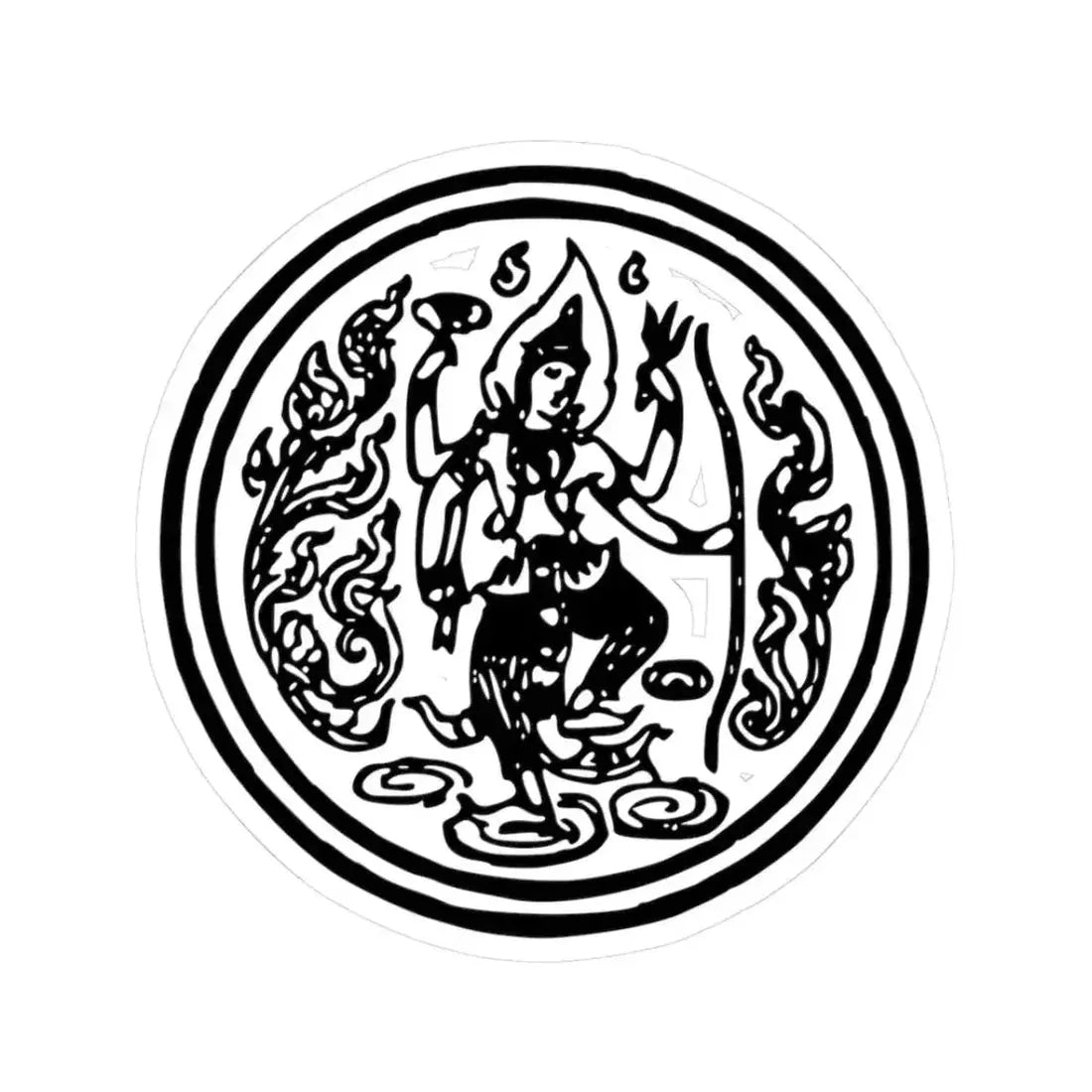 Lanchakon 1950 p. 72c (Thailand) STICKER Vinyl Kiss-Cut Decal 3 Inch White - The Sticker Space