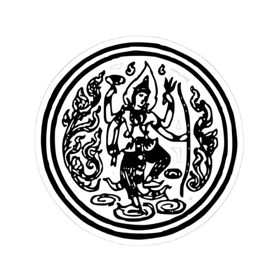 Lanchakon 1950 p. 72c (Thailand) STICKER Vinyl Kiss-Cut Decal 4 Inch White - The Sticker Space