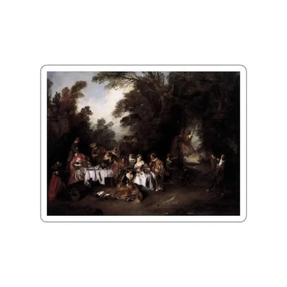 LANCRET, Nicolas - Le Repas Italien (Artwork) STICKER Vinyl Die-Cut Decal - The Sticker Space