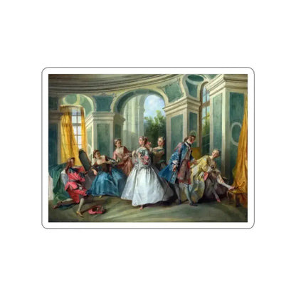 LANCRET, Nicolas - The Four Ages of Man - Youth (Artwork) STICKER Vinyl Die-Cut Decal - The Sticker Space