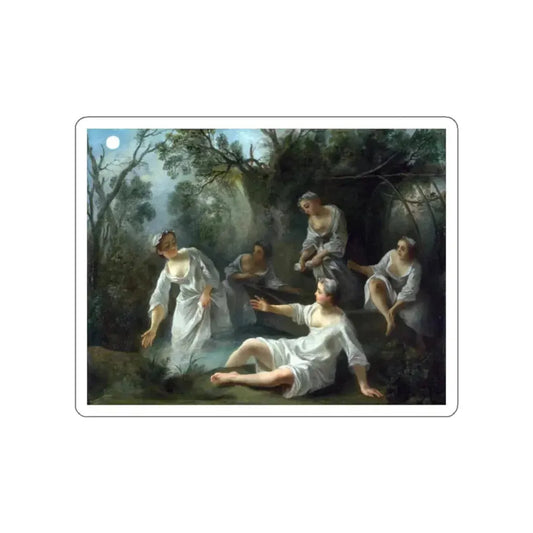 LANCRET, Nicolas - The Four Times of Day - Evening (Artwork) STICKER Vinyl Die-Cut Decal White Die-Cut 2 Inch - The Sticker Space