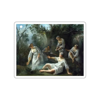 LANCRET, Nicolas - The Four Times of Day - Evening (Artwork) STICKER Vinyl Die-Cut Decal White Die-Cut 4 Inch - The Sticker Space