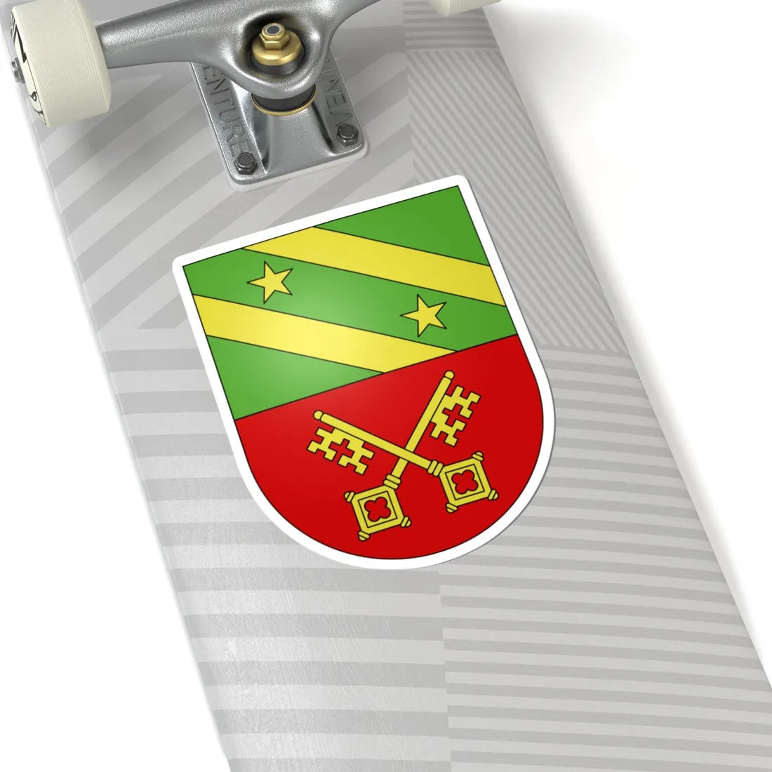 Lancy-coat of arms (Switzerland) (Coat of Arms) STICKER Vinyl Kiss-Cut Decal - The Sticker Space