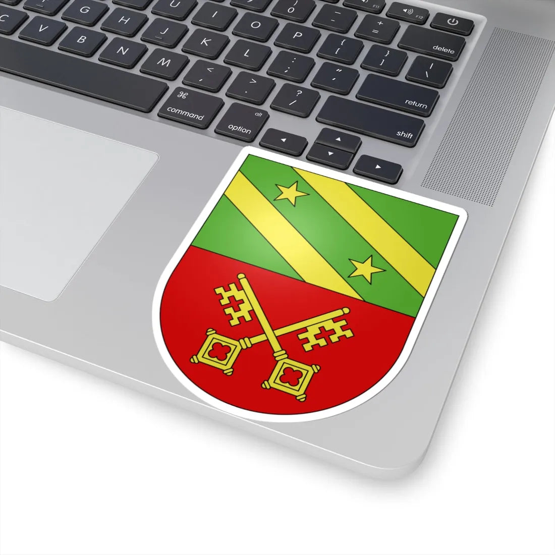 Lancy-coat of arms (Switzerland) (Coat of Arms) STICKER Vinyl Kiss-Cut Decal - The Sticker Space