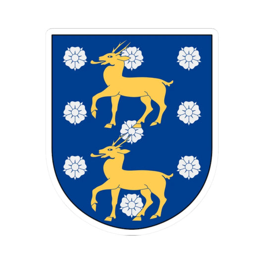 Öland-Åland vapen (Finland) (Coat of Arms) STICKER Vinyl Kiss-Cut Decal 2 Inch White - The Sticker Space