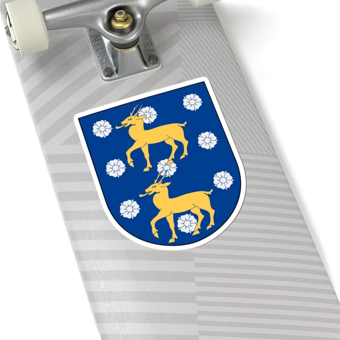 Öland-Åland vapen (Finland) (Coat of Arms) STICKER Vinyl Kiss-Cut Decal - The Sticker Space