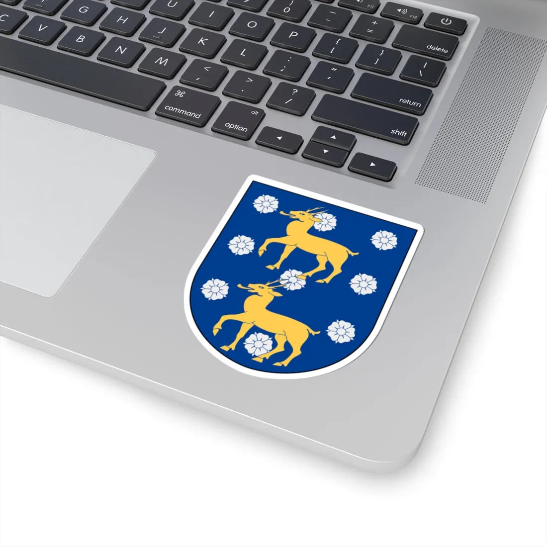 Öland-Åland vapen (Sweden) (Coat of Arms) STICKER Vinyl Kiss-Cut Decal - The Sticker Space