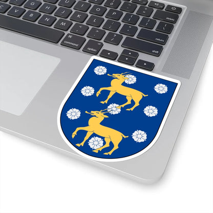 Öland-Åland vapen (Sweden) (Coat of Arms) STICKER Vinyl Kiss-Cut Decal - The Sticker Space