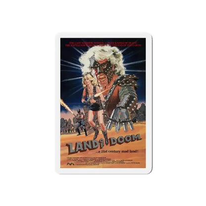 LAND OF DOOM 1986 Movie Poster - Refrigerator Magnet - The Sticker Space