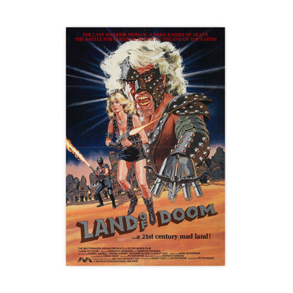 LAND OF DOOM 1986 - Paper Movie Poster-16″ x 24″ (Vertical)-The Sticker Space