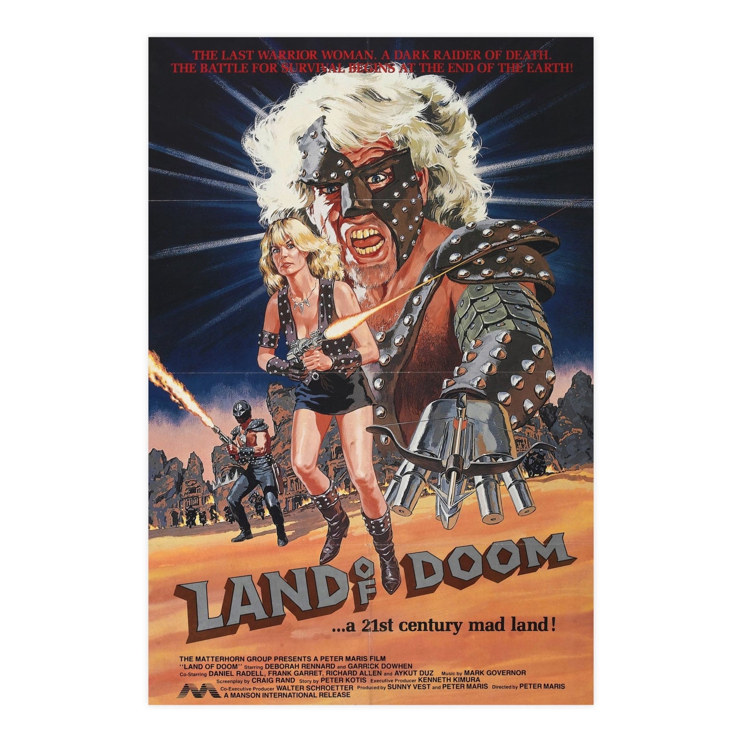LAND OF DOOM 1986 - Paper Movie Poster-24″ x 36″ (Vertical)-The Sticker Space