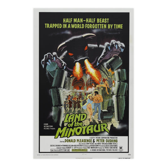 LAND OF THE MINOTAUR 1976 - Paper Movie Poster-24″ x 36″ (Vertical)-The Sticker Space