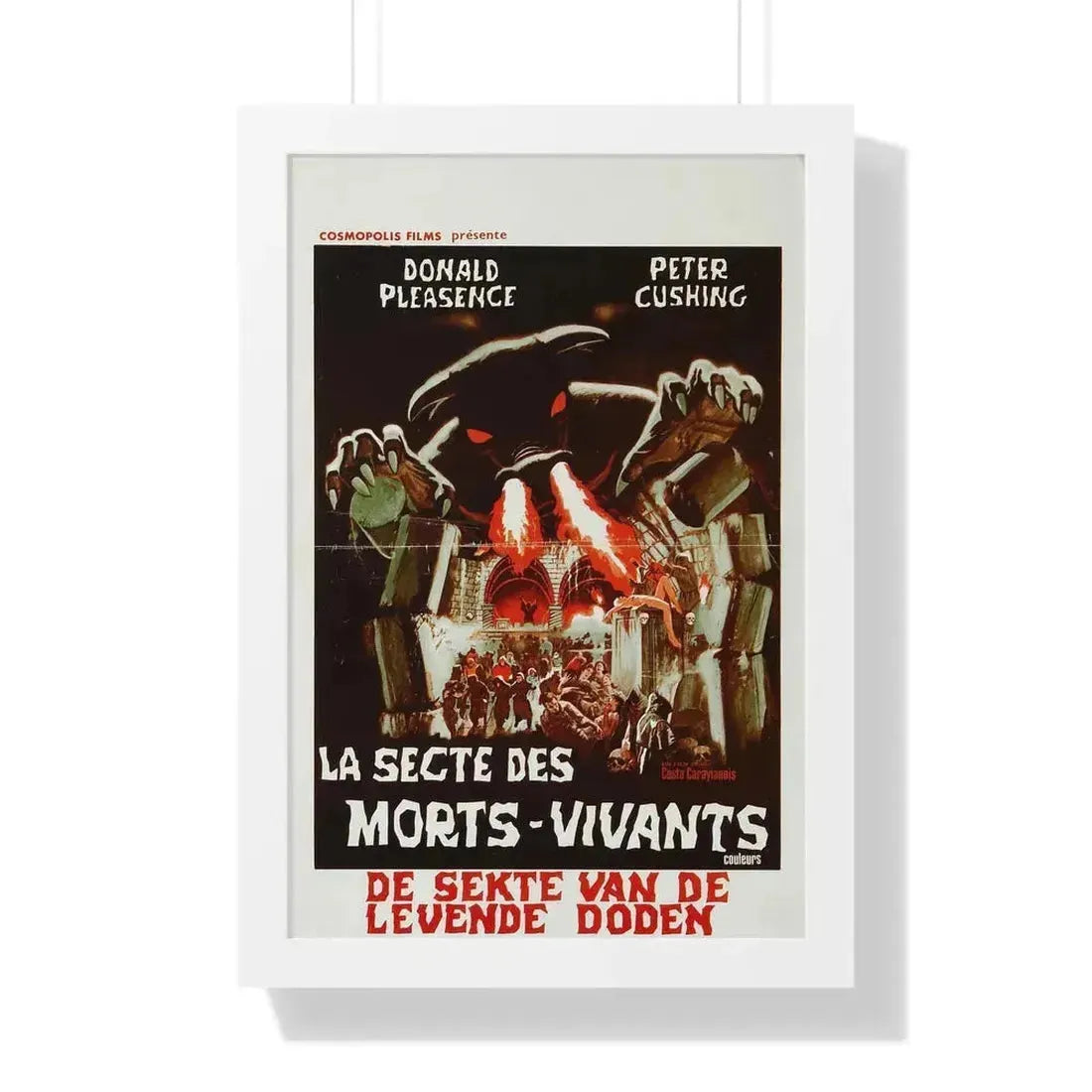 LAND OF THE MINOTAUR (BELGIAN) 1976 - Framed Movie Poster 16″ x 24″ White - The Sticker Space