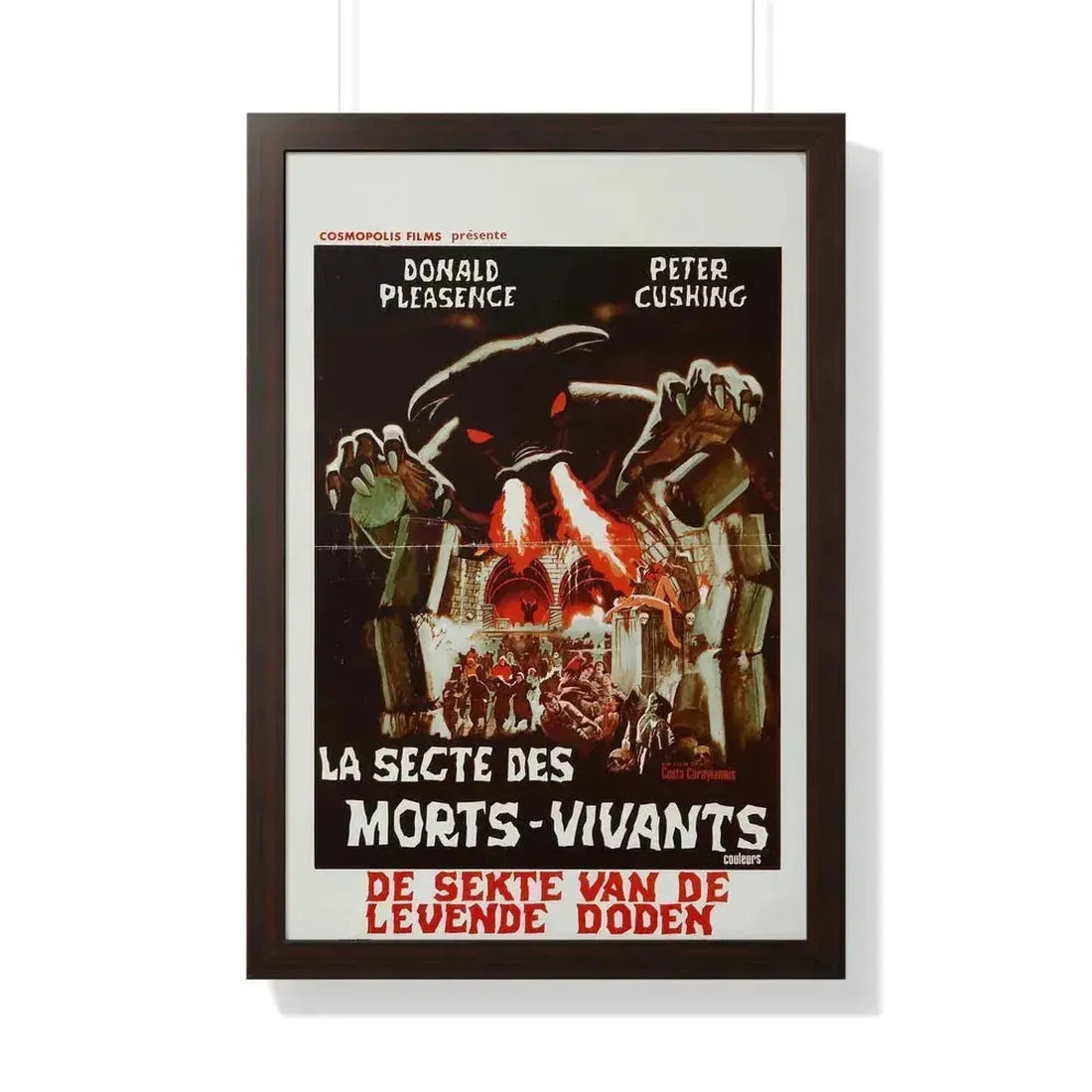 LAND OF THE MINOTAUR (BELGIAN) 1976 - Framed Movie Poster 20" x 30" Walnut - The Sticker Space