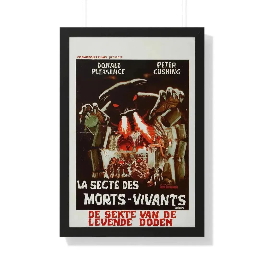 LAND OF THE MINOTAUR (BELGIAN) 1976 - Framed Movie Poster - The Sticker Space