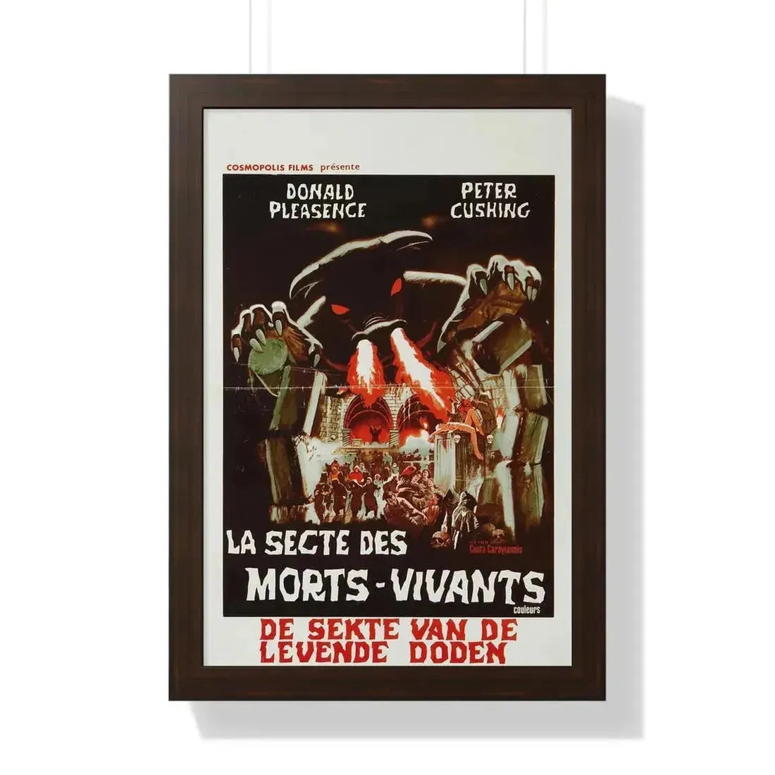 LAND OF THE MINOTAUR (BELGIAN) 1976 - Framed Movie Poster - The Sticker Space
