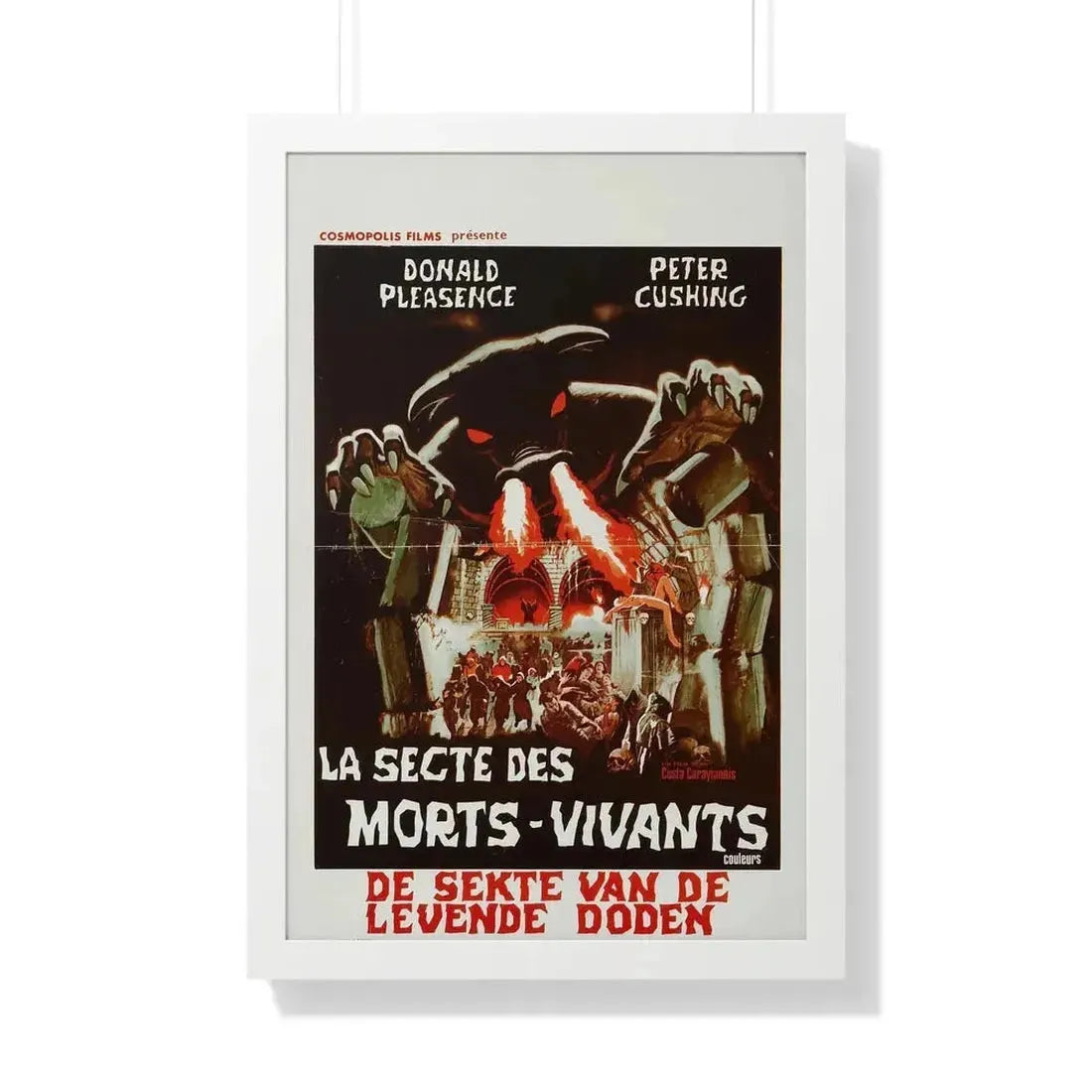 LAND OF THE MINOTAUR (BELGIAN) 1976 - Framed Movie Poster - The Sticker Space