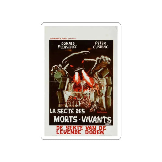 LAND OF THE MINOTAUR (BELGIAN) 1976 Movie Poster STICKER Vinyl Die-Cut Decal 2 Inch - The Sticker Space