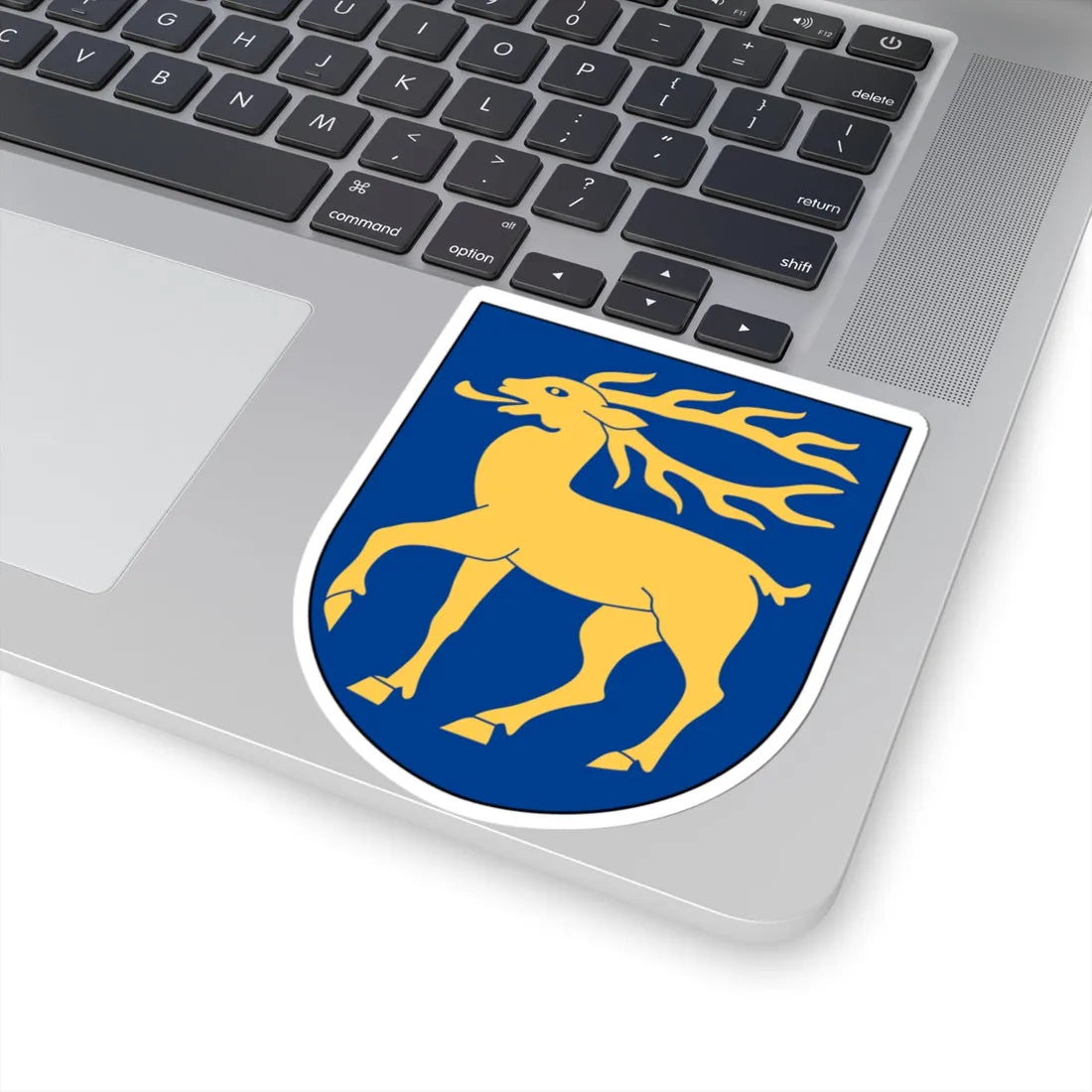 Åland vapen (Finland) (Coat of Arms) STICKER Vinyl Kiss-Cut Decal - The Sticker Space