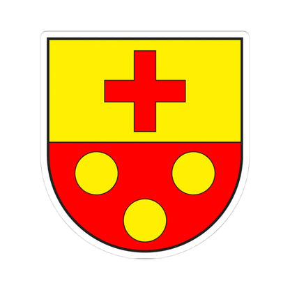 Landarenca wappen (Switzerland) (Coat of Arms) STICKER Vinyl Kiss-Cut Decal 4 Inch White - The Sticker Space