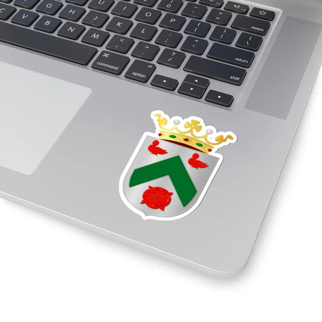 Landerd wapen (Netherlands) (Coat of Arms) STICKER Vinyl Kiss-Cut Decal - The Sticker Space
