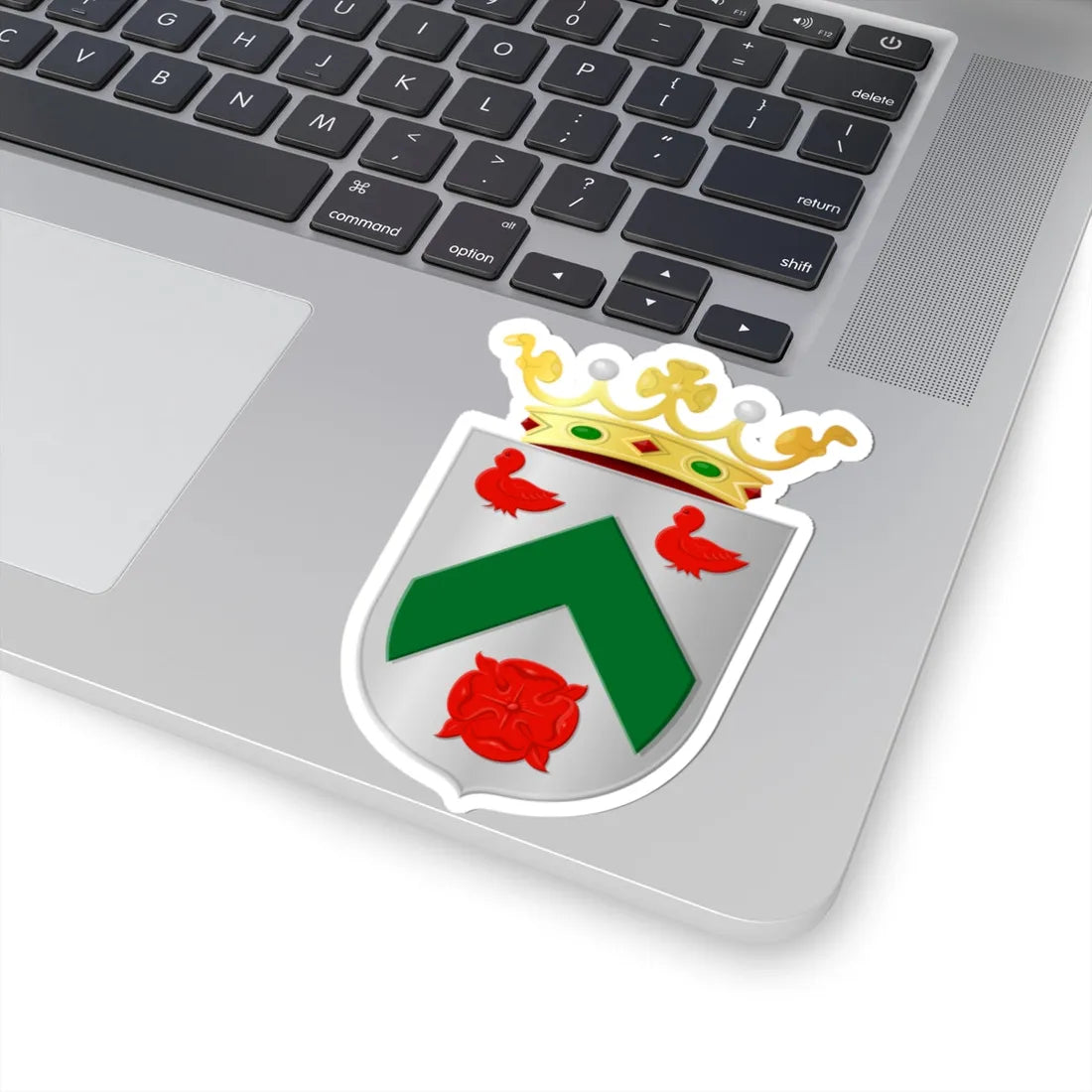 Landerd wapen (Netherlands) (Coat of Arms) STICKER Vinyl Kiss-Cut Decal - The Sticker Space