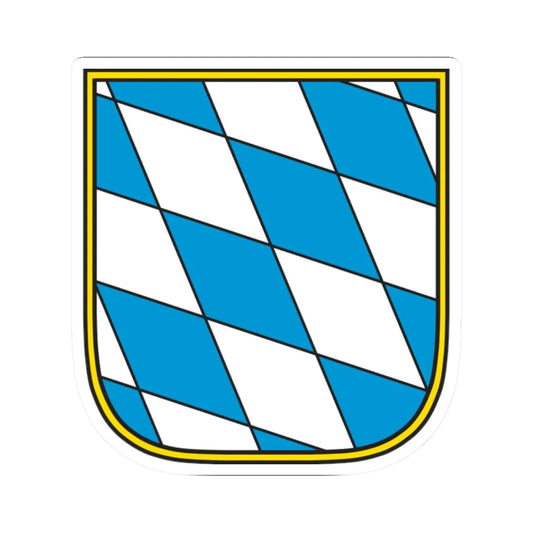 Landessymbol Freistaat Bayern (Germany) (Coat of Arms) STICKER Vinyl Kiss-Cut Decal 2 Inch White - The Sticker Space