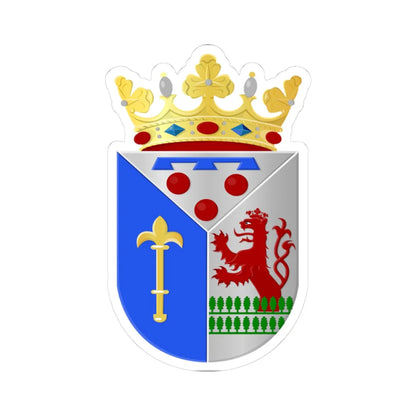 Landgraaf wapen (Netherlands) (Coat of Arms) STICKER Vinyl Kiss-Cut Decal 3 Inch White - The Sticker Space