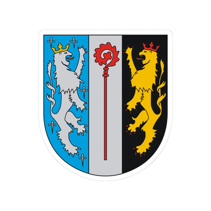 Landkreis Sankt Ingbert 12 (Germany) (Coat of Arms) STICKER Vinyl Kiss-Cut Decal 3 Inch White - The Sticker Space