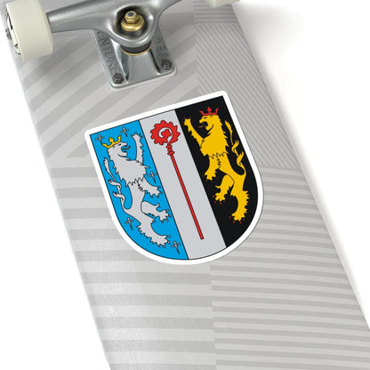 Landkreis Sankt Ingbert 12 (Germany) (Coat of Arms) STICKER Vinyl Kiss-Cut Decal - The Sticker Space