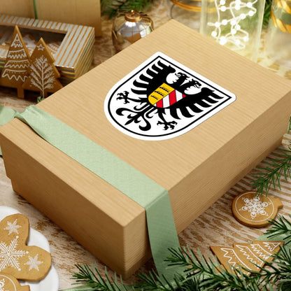 Landkreiswappen des Landkreises Alb-Donau-Kreis (Germany) (Coat of Arms) STICKER Vinyl Kiss-Cut Decal - The Sticker Space