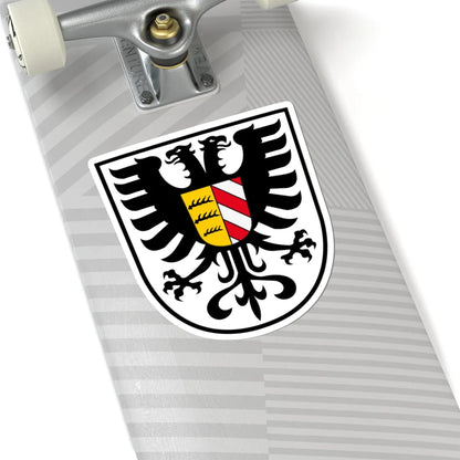 Landkreiswappen des Landkreises Alb-Donau-Kreis (Germany) (Coat of Arms) STICKER Vinyl Kiss-Cut Decal - The Sticker Space