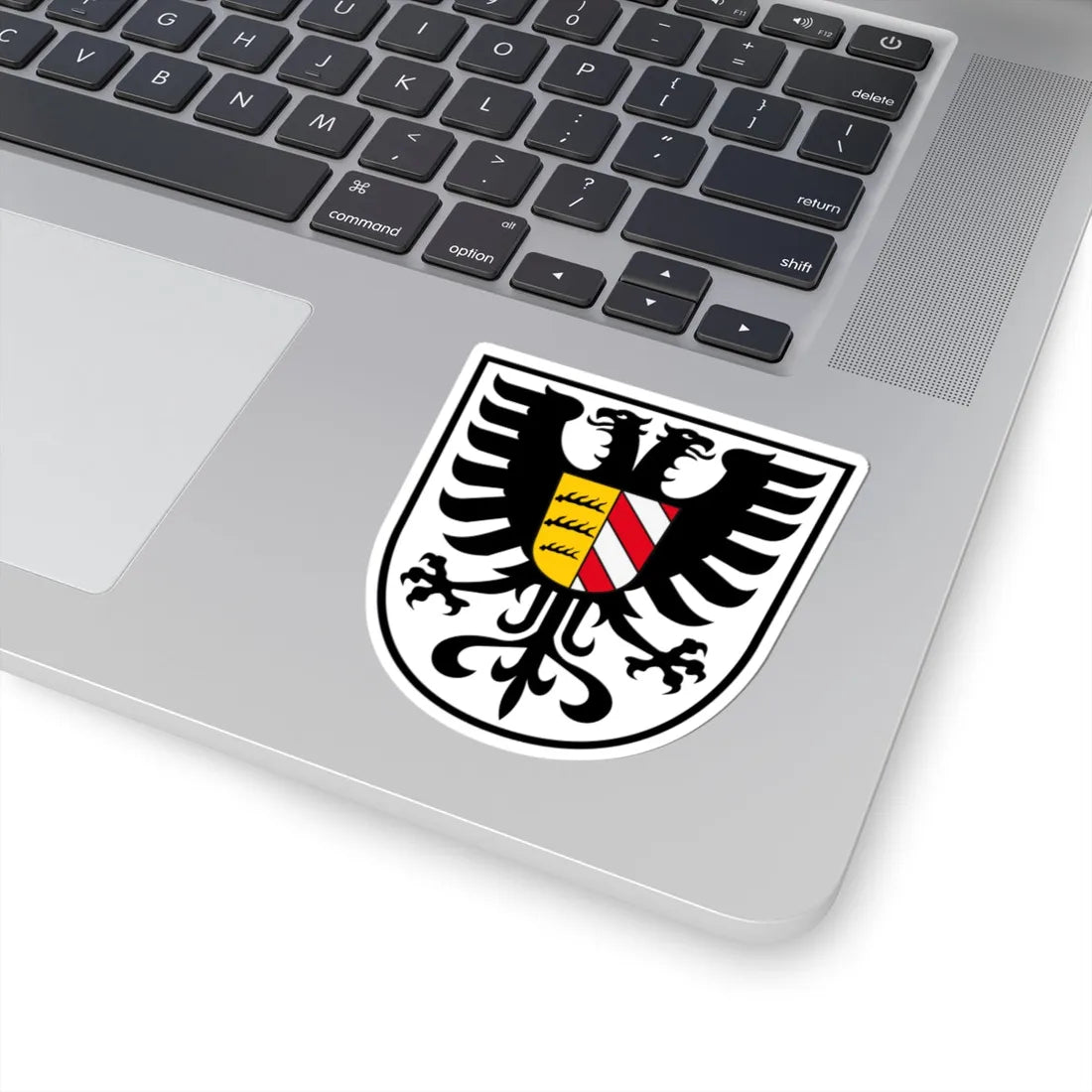 Landkreiswappen des Landkreises Alb-Donau-Kreis (Germany) (Coat of Arms) STICKER Vinyl Kiss-Cut Decal - The Sticker Space